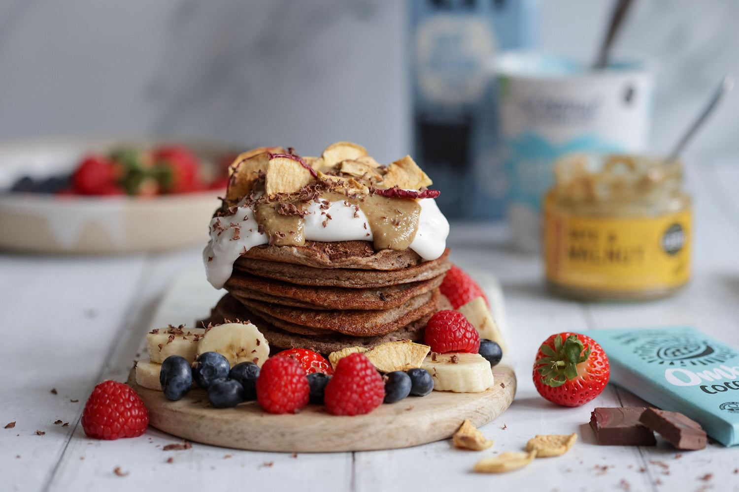 Ultimate Pimped Vegan Pancake Stack Recipe - Scrapples